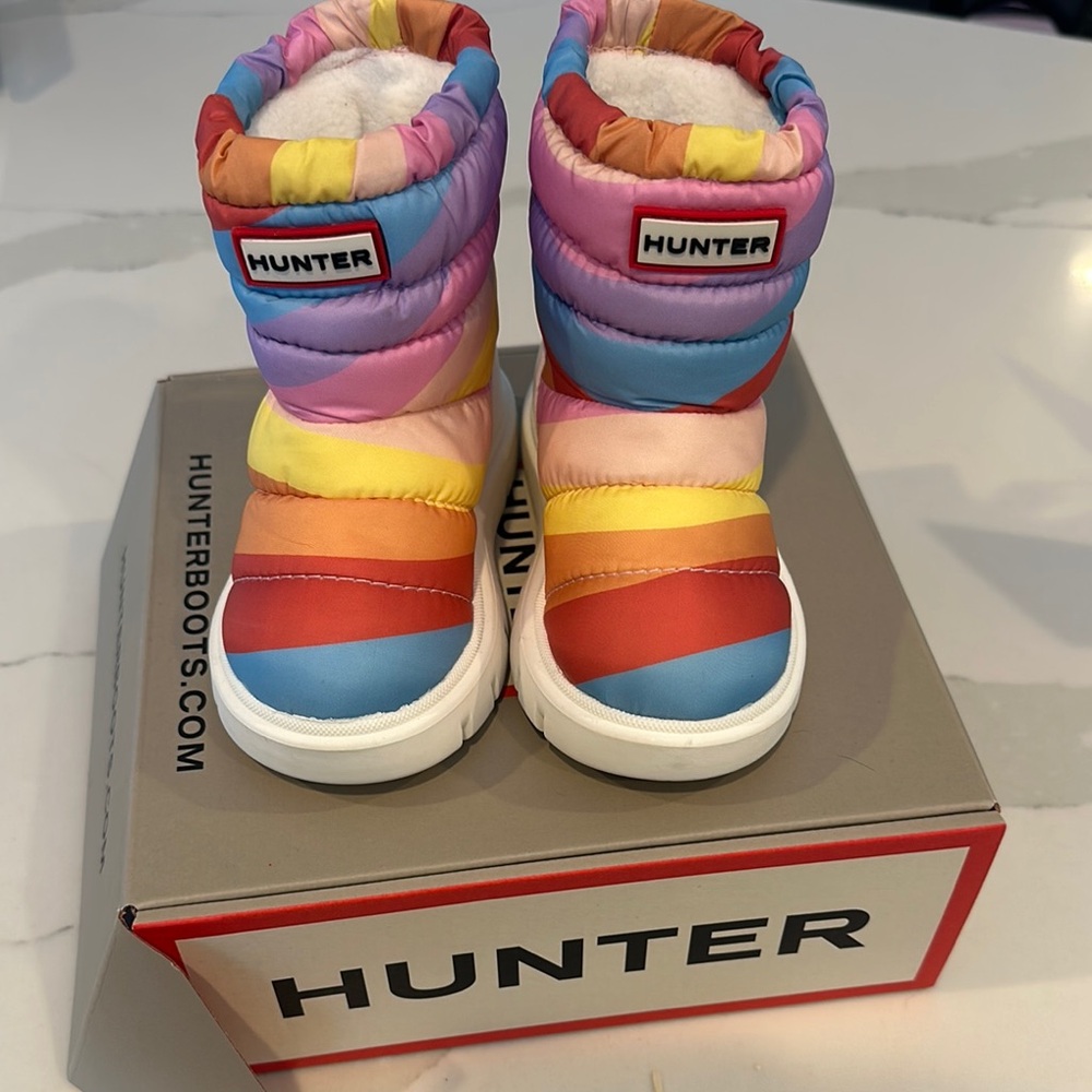 Hunter Kids Rainbow Boots